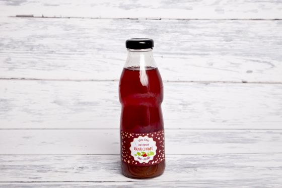 Málnás citromfű szörp